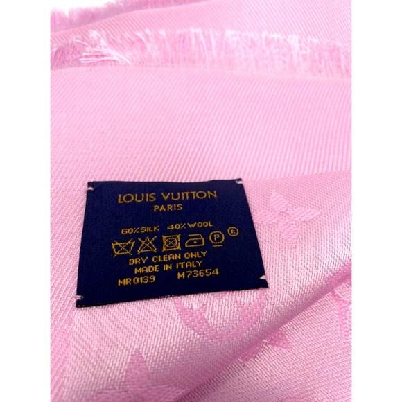 ❗️SOLD❗️Louis Vuitton monogram shawl M73654 rose pink - Picture 6 of 9